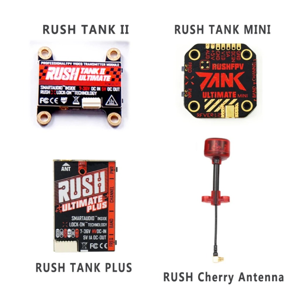 Drone Frame - Émetteur vidéo RUSH TANK Ultimate II/Mini/PLUS/Solo
