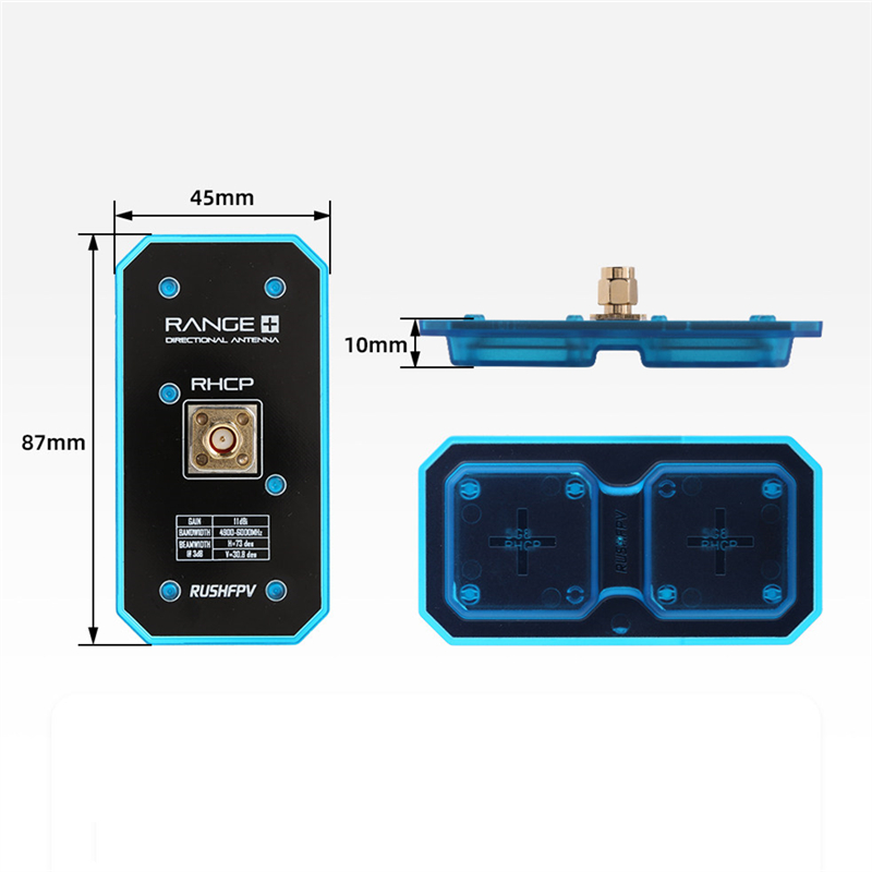 Drone Antenna - Antenne patch FPV 5,8 GHz longue