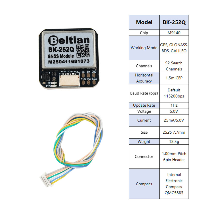 Beitian BK-252Q GPS GNSS Modul - Drone Gps Module avis et prix